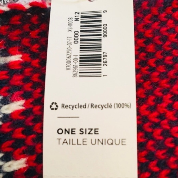 NWT OLD NAVY Fair Isle Knit Scarf - Picture 7 of 8
